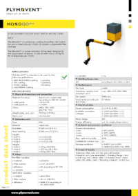 MonoGo And MonoGoPlus Stationary Welding Fume Filter Plymovent ESI