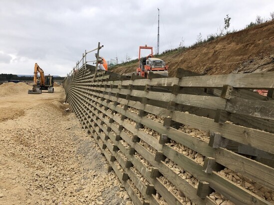 Permacrib Retaining Walls And Gabions For Office Complex Phi Group