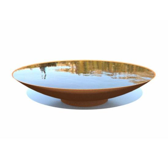 Corten Steel Water Bowl/Feature Pot Company ESI External Works