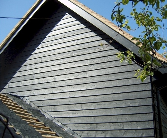 Q-clad® Pre-painted, Black Rebated Timber Cladding 