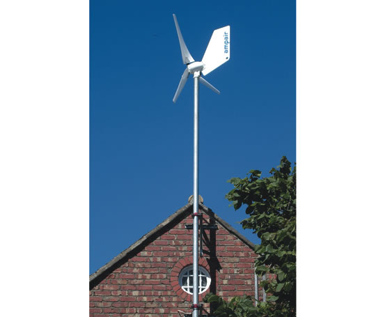  600 wind turbine  Ampair Energy Systems  ESI Building Services