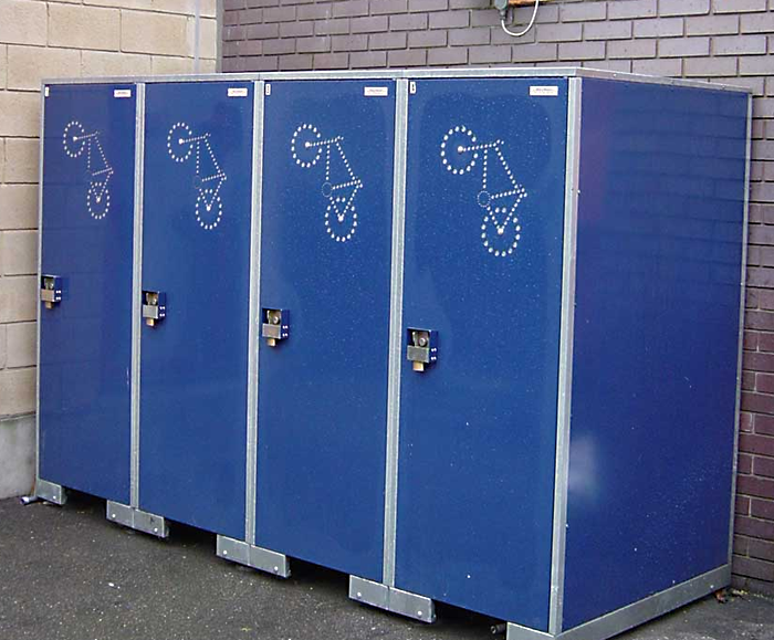 BikeAway cycle locker CycleWorks ESI External Works