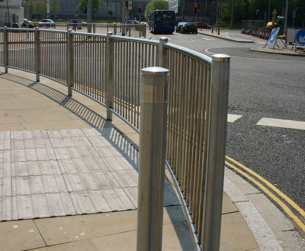 Asf Stainless Steel Pedestrian Guardrail Swansea Architectural