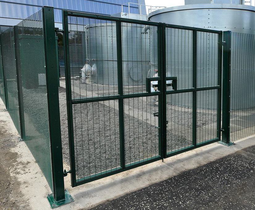 Welded Mesh Swing Gates Heras UK ESI External Works