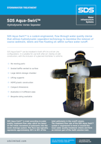 SDS Aqua-Swirl® Hydrodynamic Stormwater Separator | SDS | ESI External ...