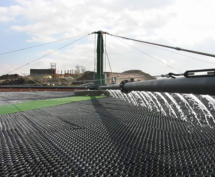 Removal and installation of plastic filter bed media Bagnall Filter