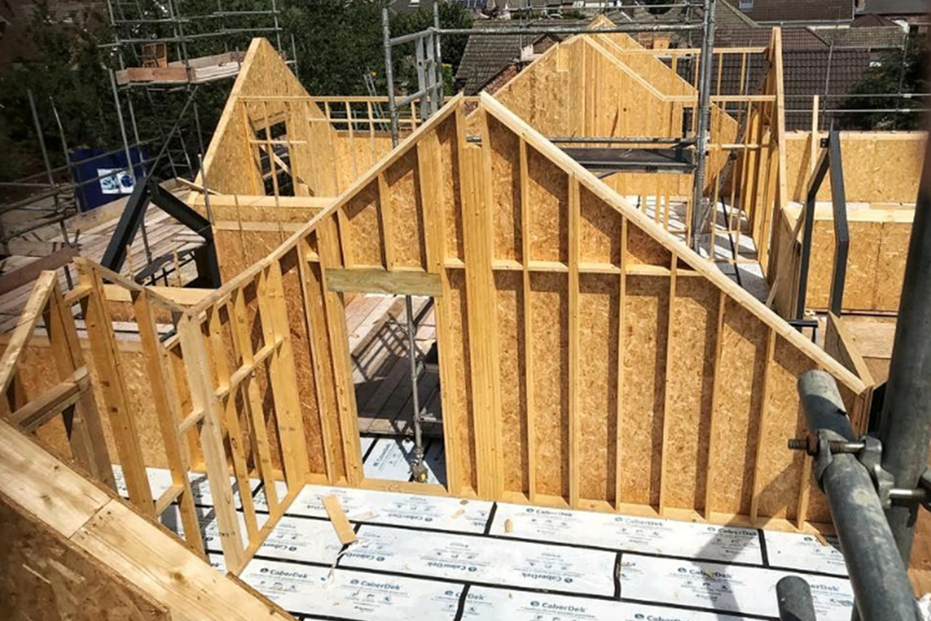 Building boards and flooring for sustainable new home West Fraser