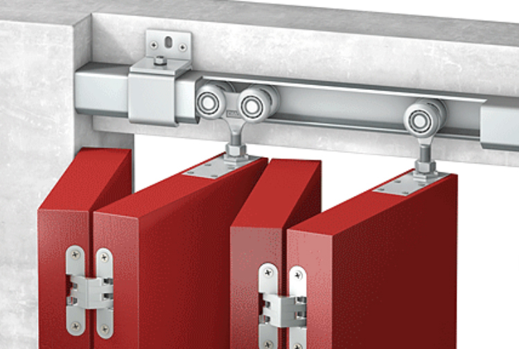 Series 50 industrial straight sliding door gear (440kg) Runners