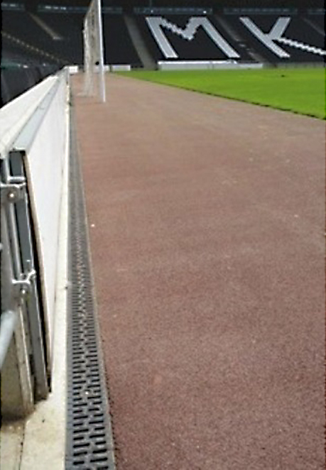 Channel drainage, MK Dons FC stadium, Milton Keynes | ACO ...