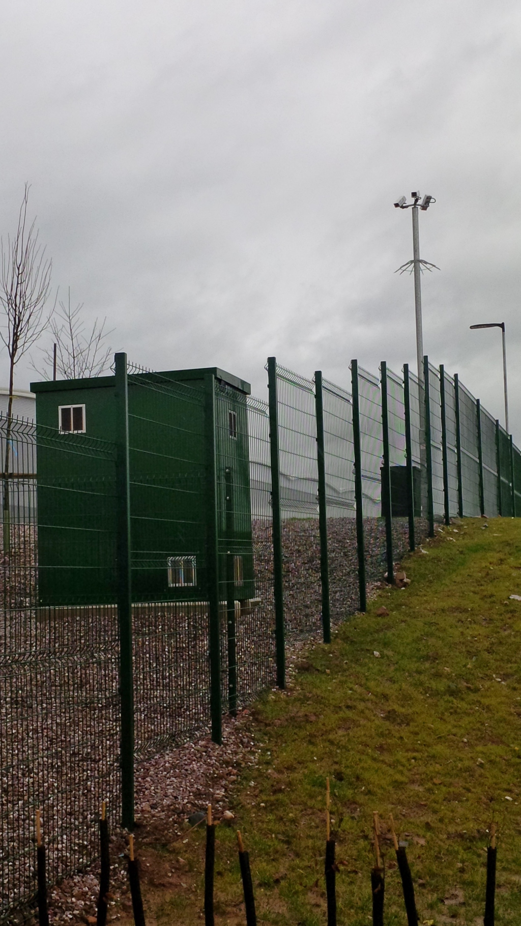 Perimeter fencing for Travis Perkins distribution centre CLD Fencing