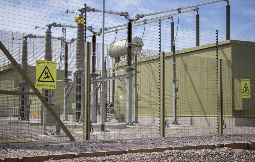 Electrical substations danger signs CLD Fencing Systems ESI