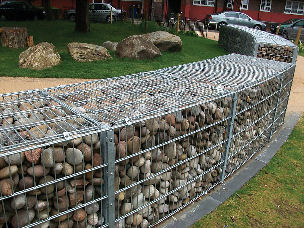Stone Fence™ decorative walling system CLD Fencing Systems ESI