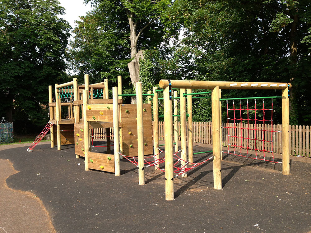 Highdown timber climbing unit | Setter Play | ESI External Works