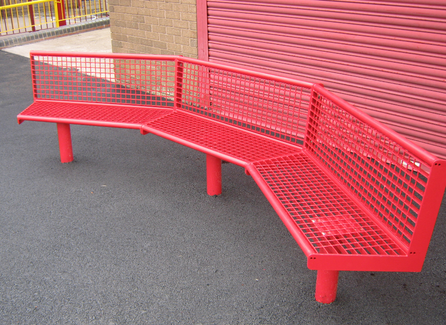 Outdoor seating for schools AMV Playground Solutions ESI External Works