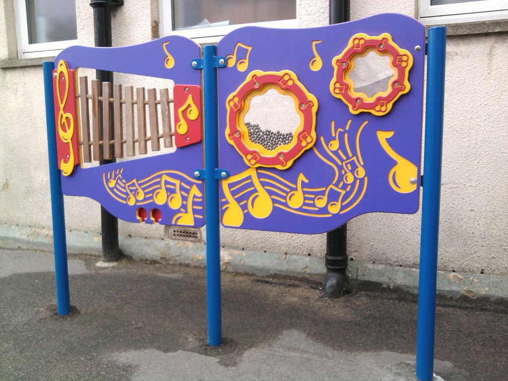 Activity play panels AMV Playground Solutions ESI External Works