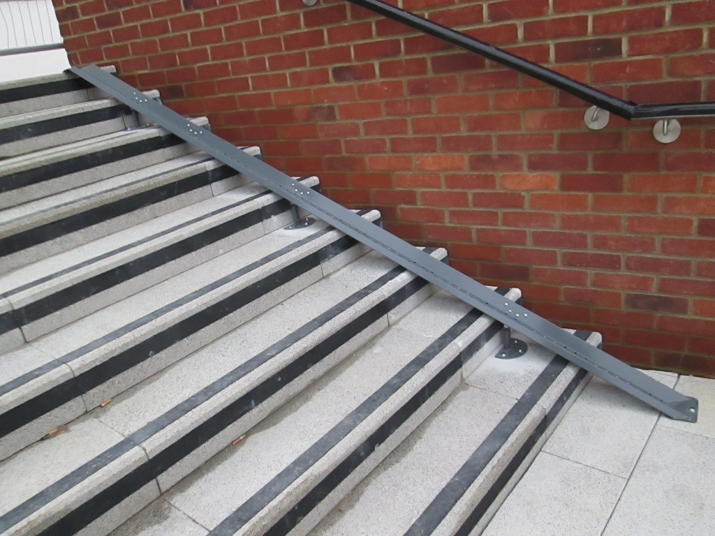 Cycle wheeling ramps for stairways CycleWorks ESI External Works
