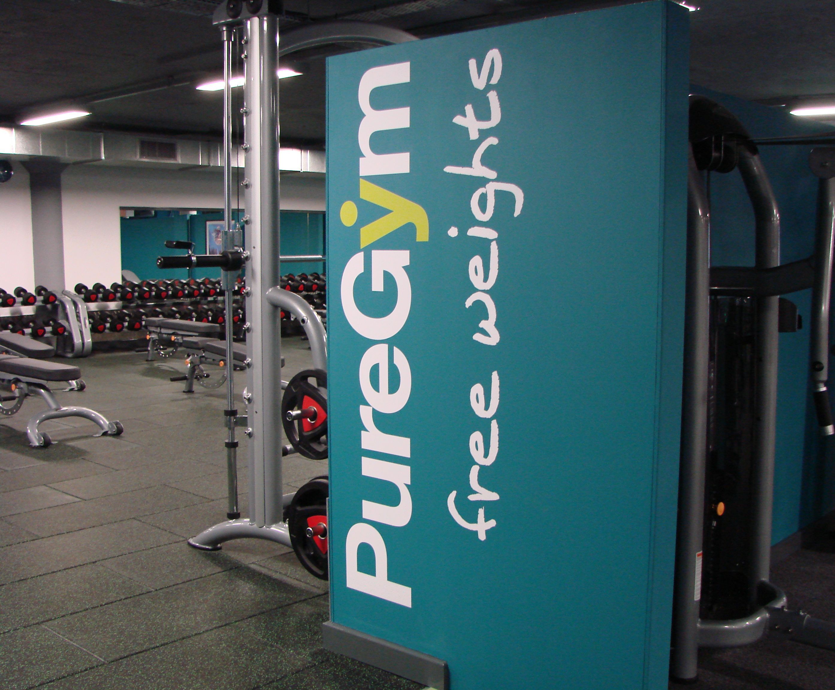Impact / acoustic flooring, Pure Gym, Nottingham TVS Gym Flooring