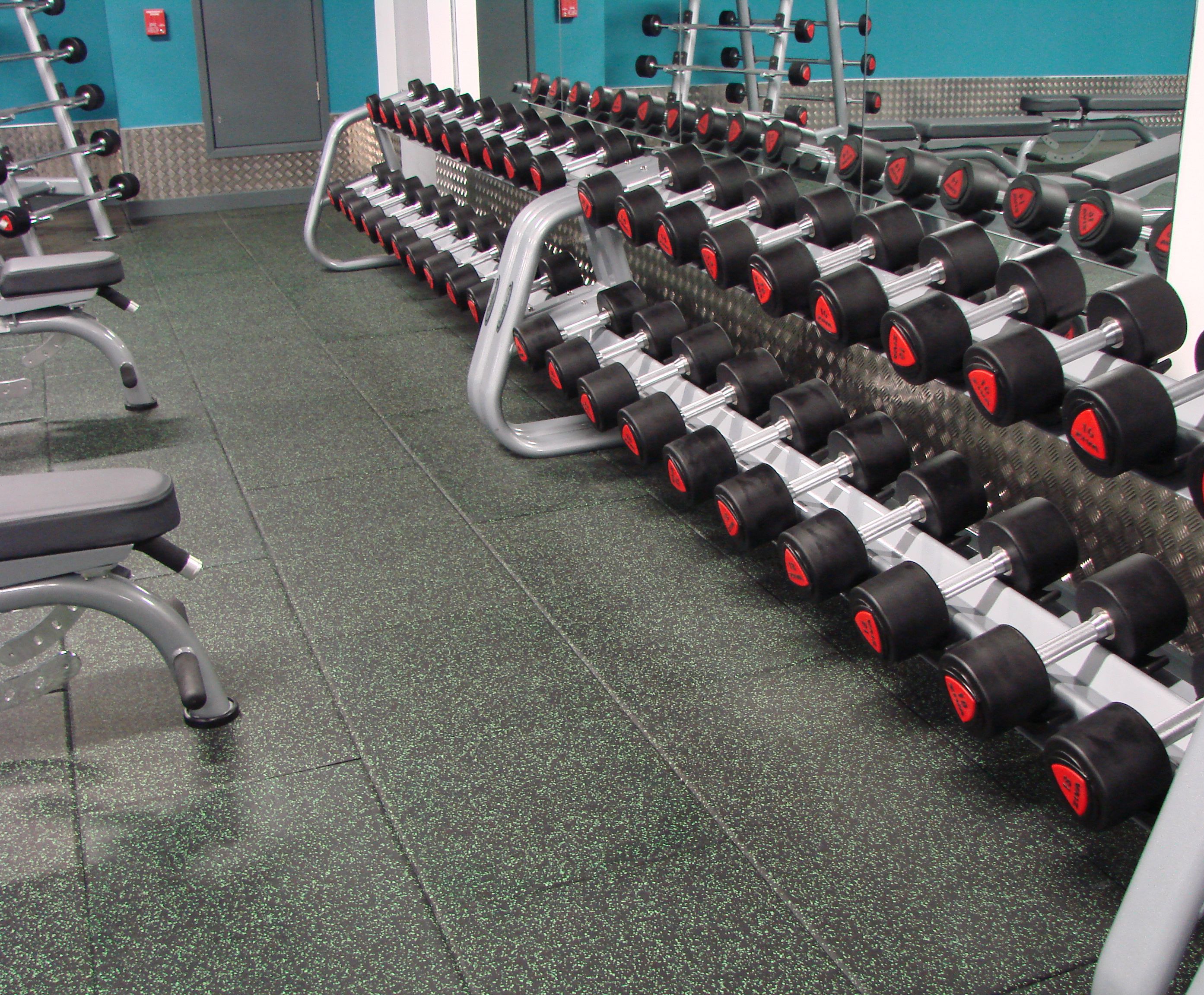 Impact / acoustic flooring, Pure Gym, Nottingham TVS Gym Flooring