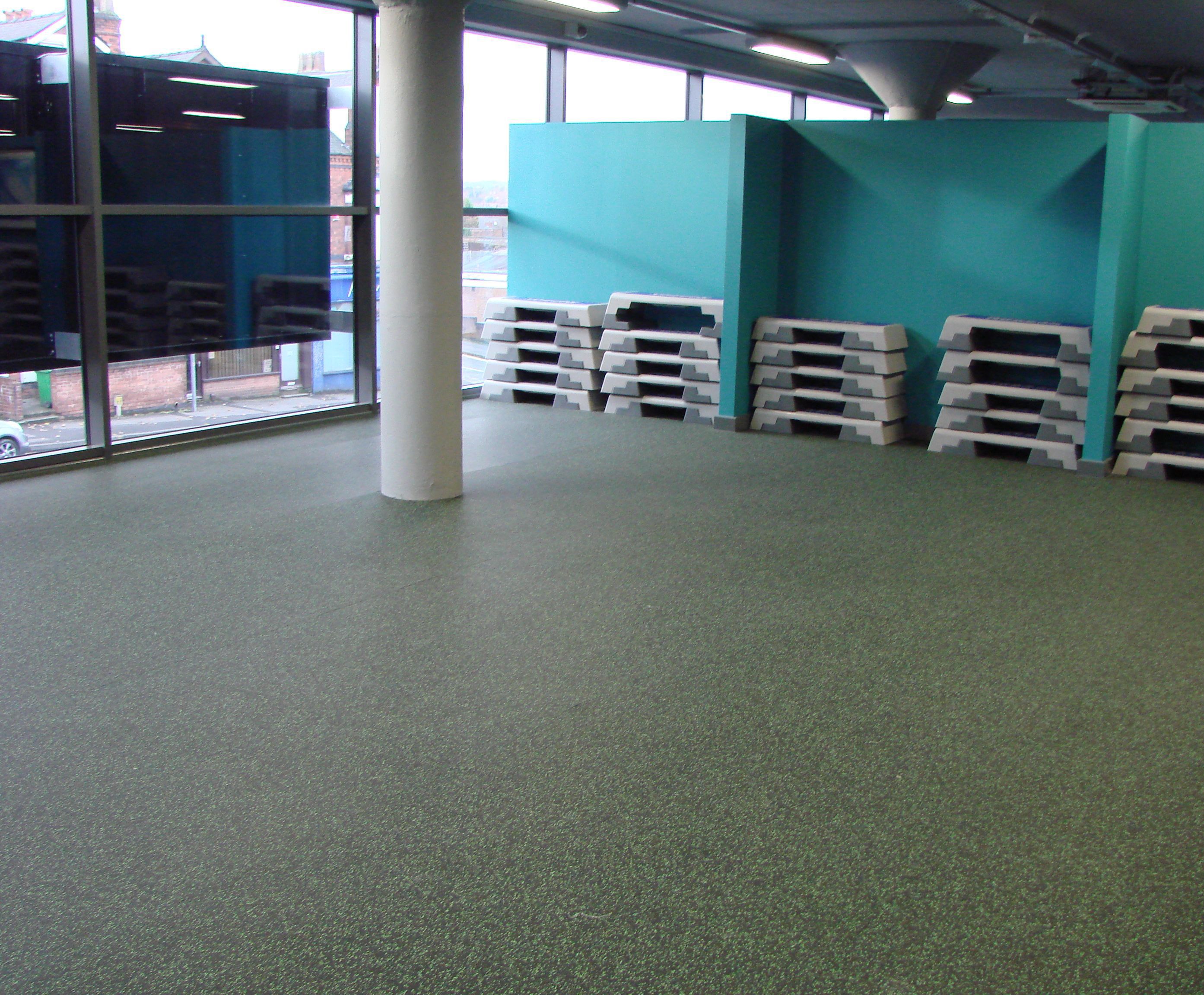 Impact / acoustic flooring, Pure Gym, Nottingham TVS Gym Flooring