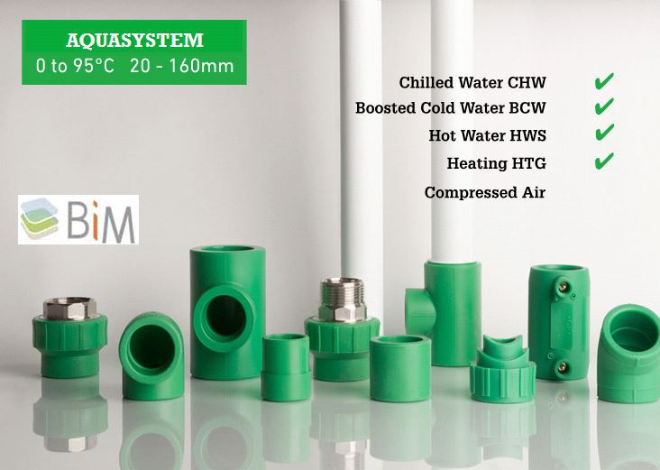 Aquasystem (PPR) welded piping system Fischer Sales ESI