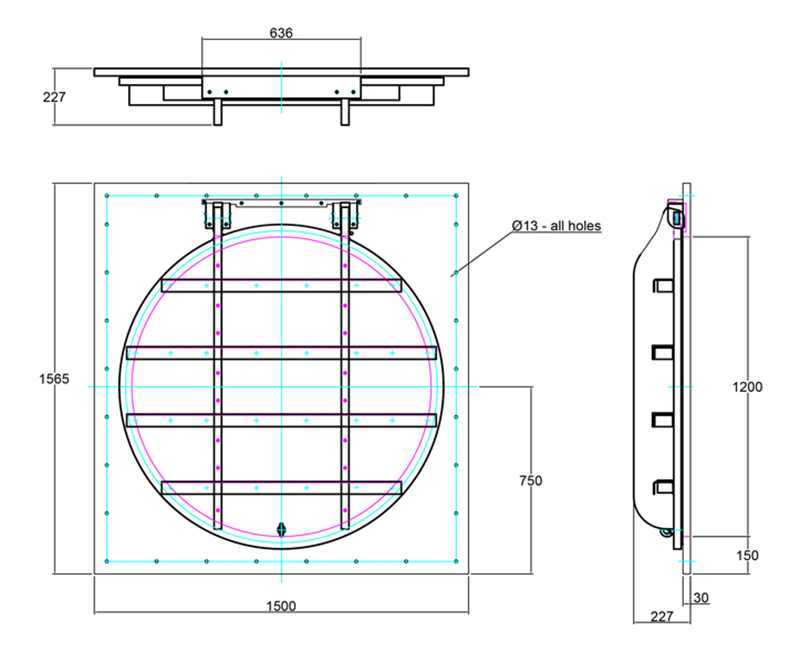 Althon Hdpe 1200mm Flap Valve Althon Esi Enviropro 4752