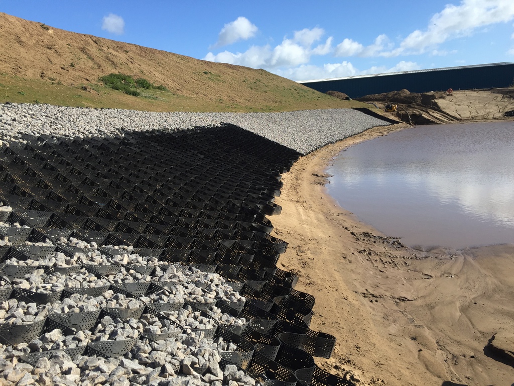 Geoweb® Geocell Slope and Channel Protection system Greenfix Soil