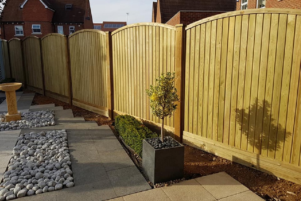 Tongue and groove effect panels Jacksons Fencing ESI External Works