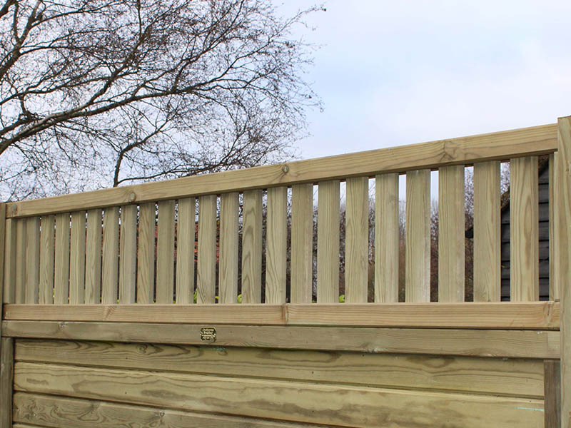 Roman decorative timber fence topper panel Jacksons Fencing ESI