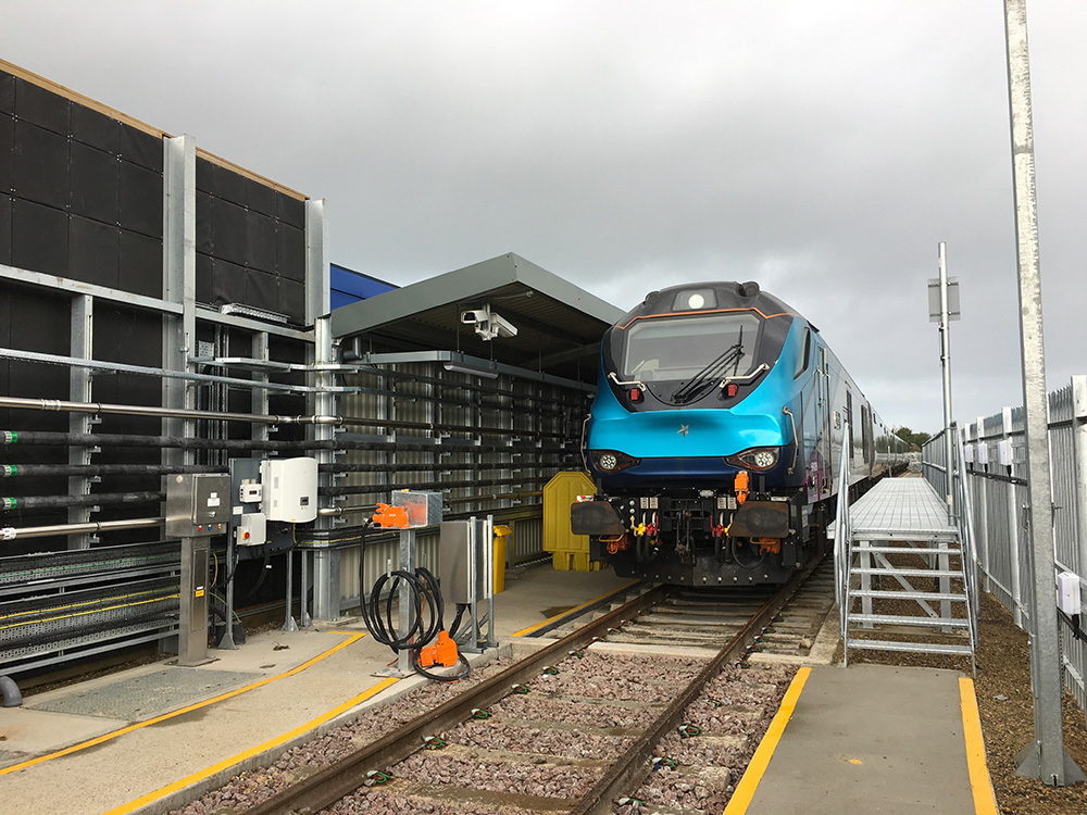 Acoustic barrier reduces noise pollution at train depot Jacksons