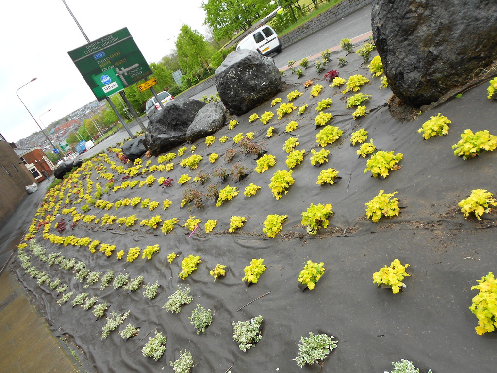 Ecotex MulchMat™ biodegradable weed control fabric HyTex ESI