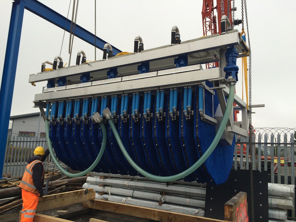 Tertiary pile cloth filtration ELIQUO HYDROK ESI Enviropro