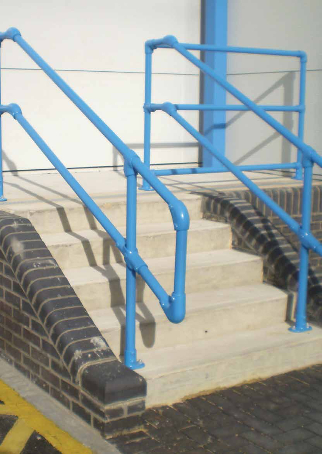 Kee® Klamp fittings for sloped guardrails Kee Systems ESI Building