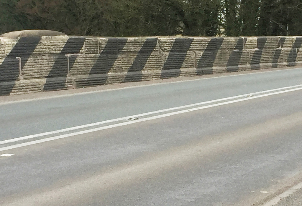 Meon road markings improve safety at Tarleton Bridge Meon Ltd ESI
