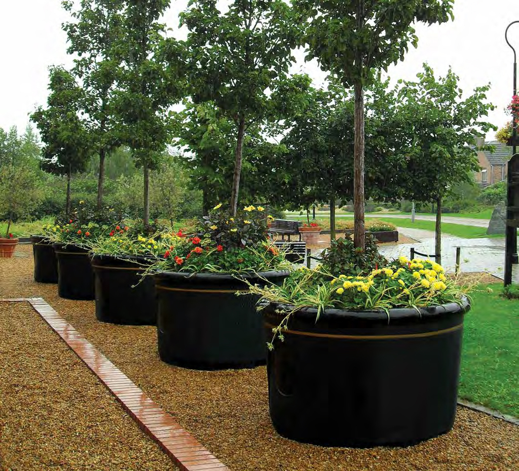 Tree planters - 100% recycled plastic | Plantscape | ESI External Works