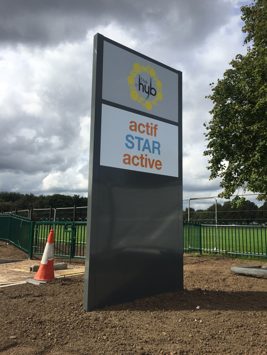 Flush Panel™ modular outdoor post and sign system Signscape and