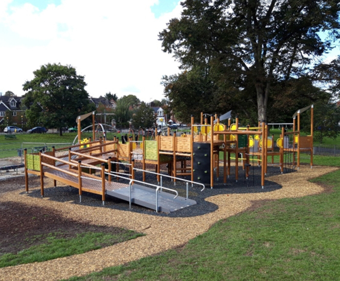 Inclusive playground area - Palmer Park, Reading | HAGS | ESI External ...