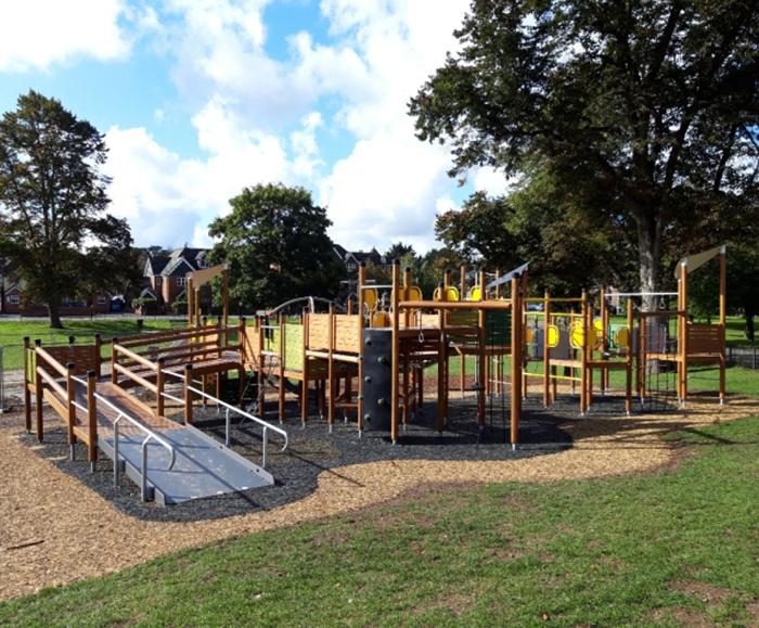 Inclusive playground area - Palmer Park, Reading | HAGS | ESI External ...