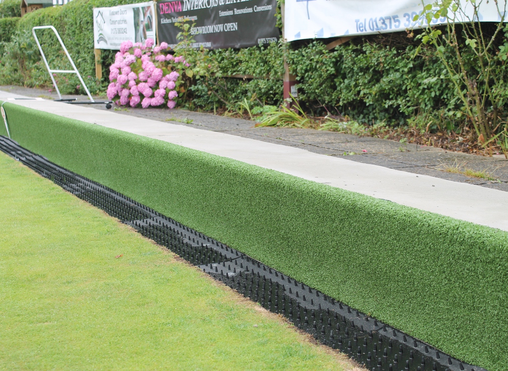 Preformed bowling green ditch units Sportsmark™ Group ESI External