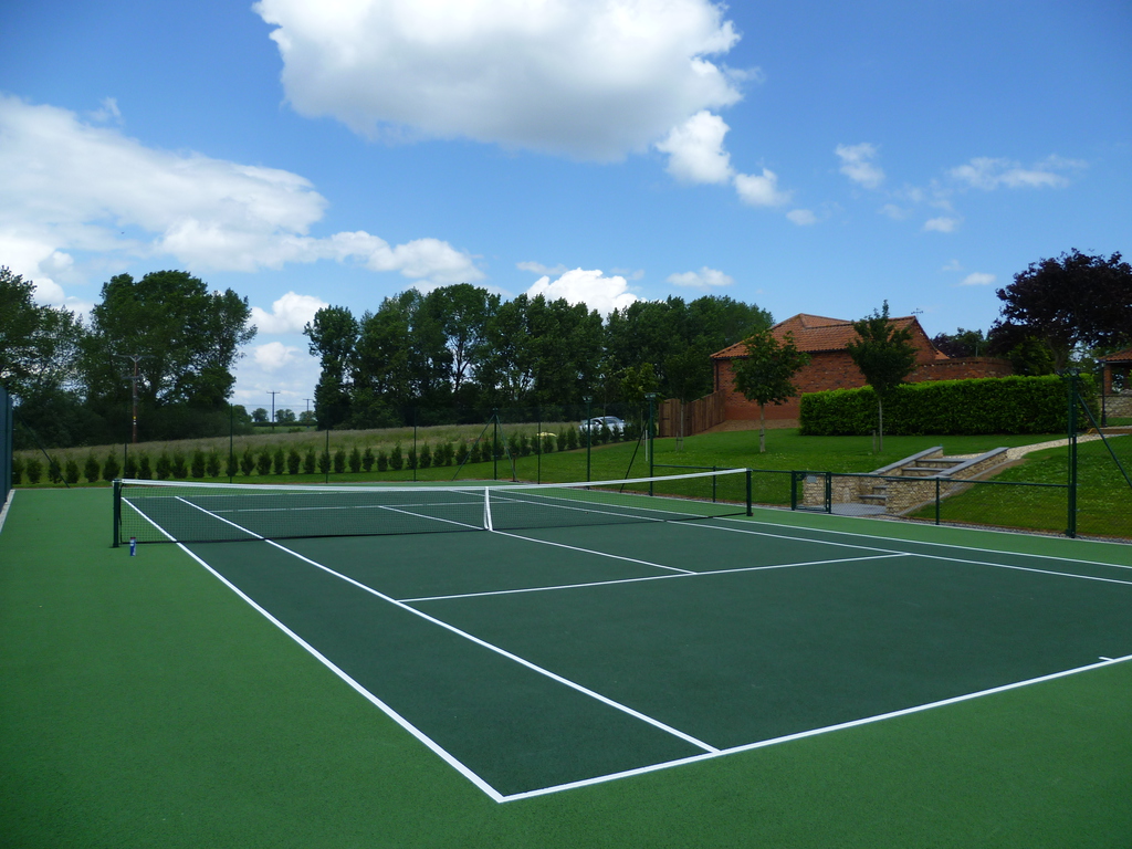 Tarmac tennis court construction Sportsmark™ Group ESI External Works