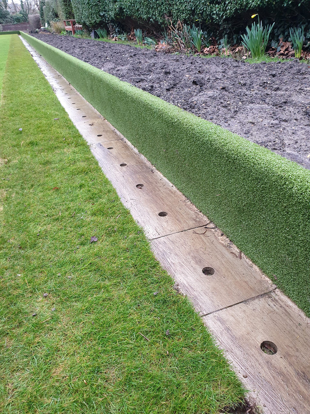 Bowling green ditch channels Sportsmark™ Group ESI External Works