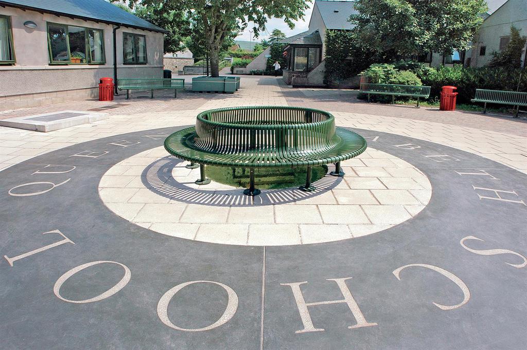 Ollerton Festival tree seat Marshalls street furniture ESI