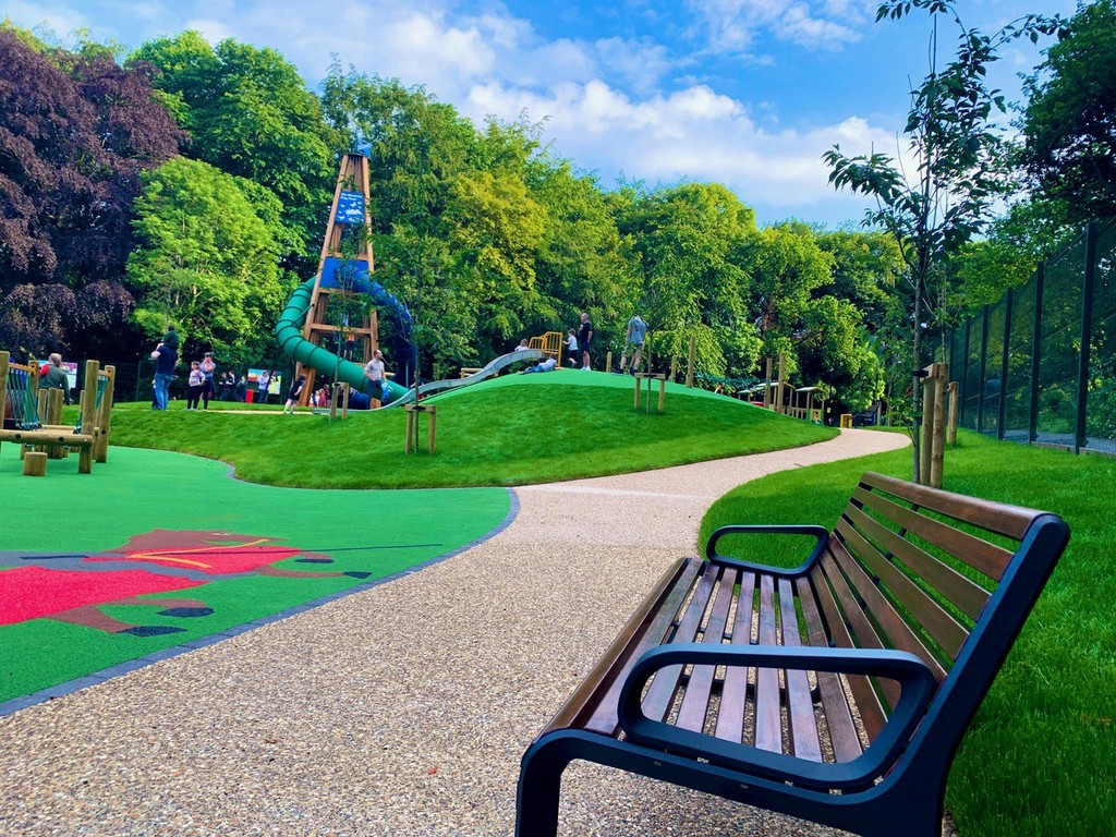 Colourful street furniture for Stormont play park refurb ...