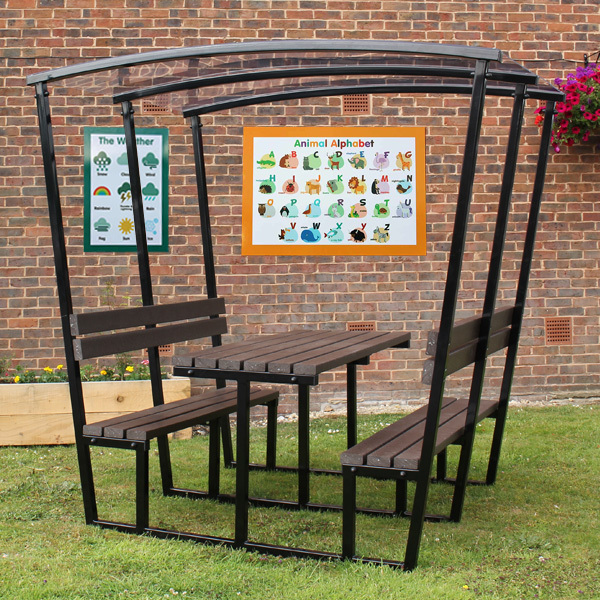 Fourseater picnic table with canopy NBB Outdoor Shelters ESI