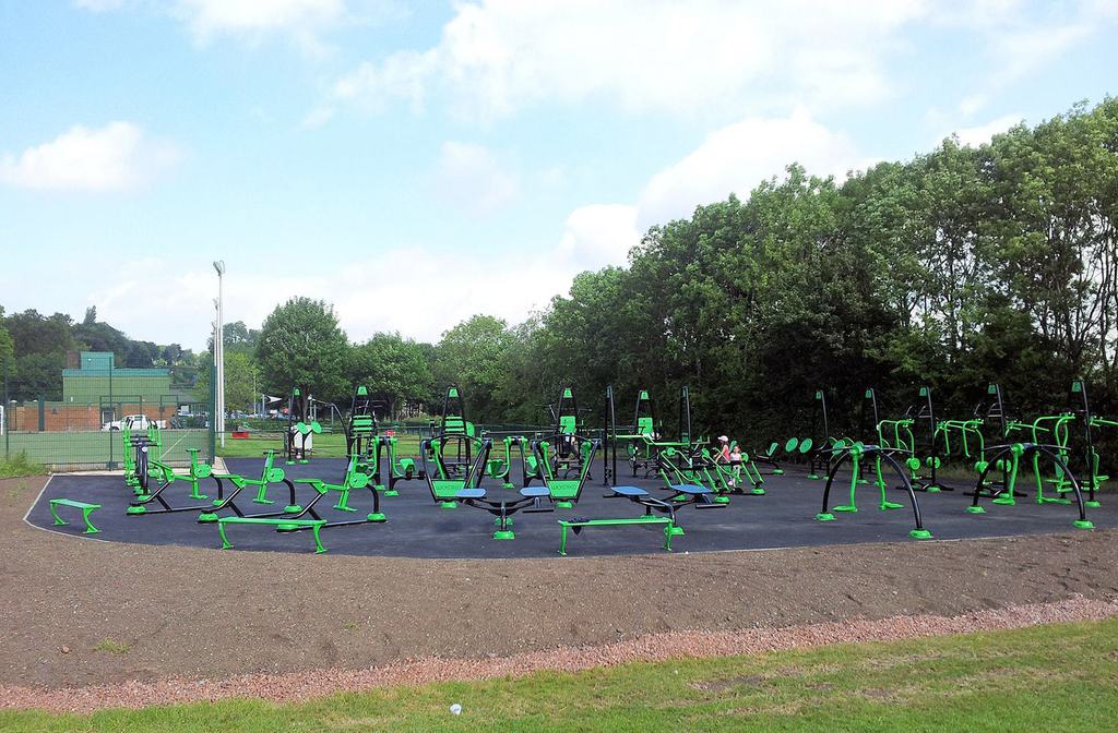 Fitness Legacy Zone outdoor gym equipment range | Wicksteed Playgrounds ...