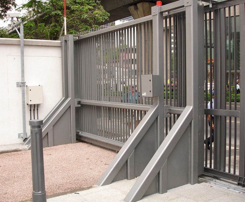 SG1100CR High-security Sliding Armoured Vehicle Gate | Avon Barrier ...