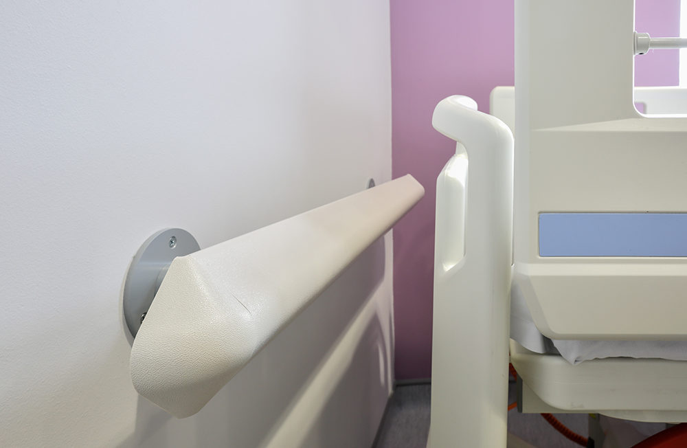 Acrovyn wall protection package for hospital building Construction