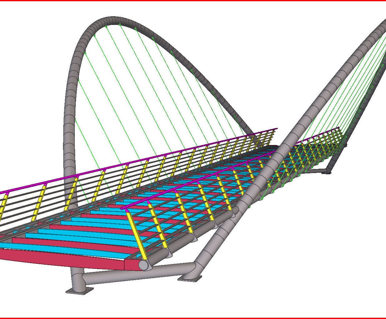 Bespoke butterfly arch bridge, Manchester Piccadilly | CTS Bridges ...