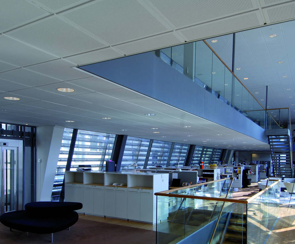 Belgravia suspended ceiling tiles Knauf Danoline ESI Building Design