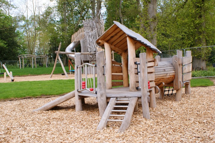 Wooden play equipment for stately home's play park | eibe Play Ltd ...