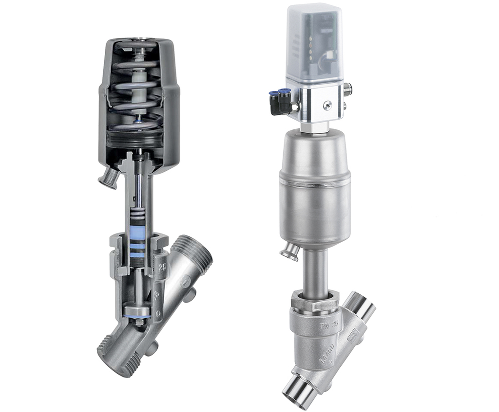 GEMÜ 550 pneumaticallyoperated angle seat globe valve GEMÜ Valves ESI Enviropro